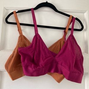 Parade Silky Mesh Triangle Bralettes XL